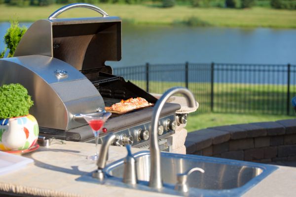 Outdoor Kitchen Plumbing in Irvine